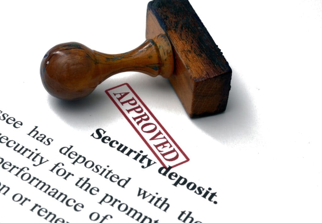 security deposit